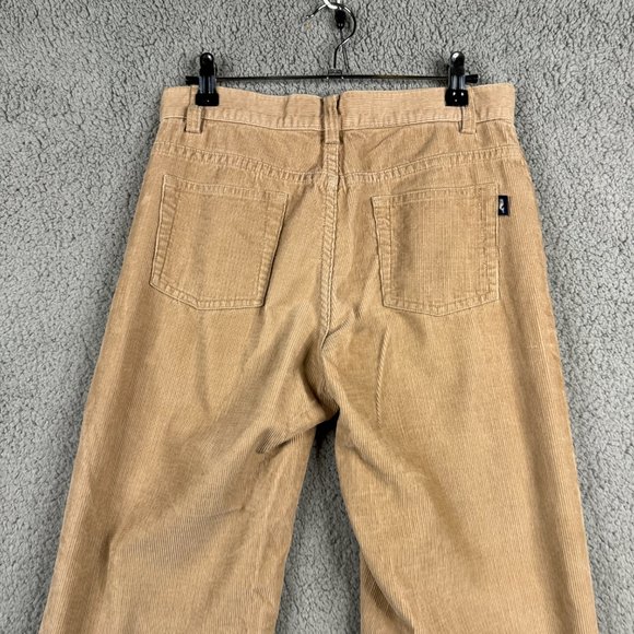 Vineyard Vines Pants Womens Size 14 Light Brown Corduroy Slim Fit Straight Leg - Picture 5 of 12